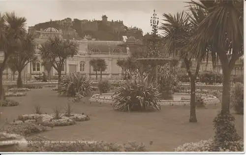 PC34875 Prinzessinnengärten und Pavillon. Torquay. Judges Ltd. Nr. 2834. RP