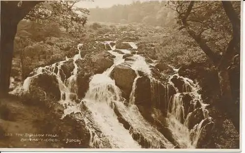 PC35446 Die Schwalbenfälle. Bettws Y Coed. Judges Ltd. Nr. 1923. RP