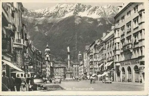 PC36871 Innsbruck. Maria Theresienstraße. 1954. B. Hopkins