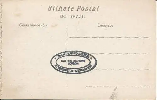 PC36911 Aquädukt von Carloca. Rio de Janeiro. A. Rückenlehne. B. Hopkins