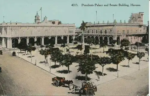 PC37086 Präsidentenpalast und Senatsgebäude. Havanna. Harris Bros. Nr. 4015. B.