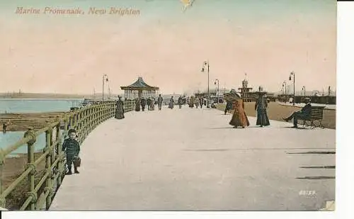 PC36307 Marine Promenade. Neu Brighton. Russell. 1911