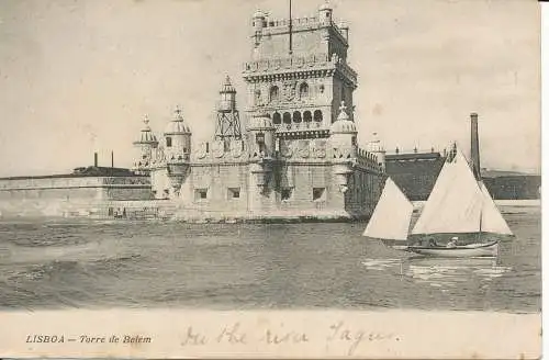 PC36472 Lissabon. Turm von Belem. B. Hopkins