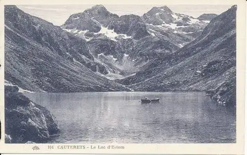 PC36437 Kauterets. Der Estomsee. Photomechanik. Nr. 104. B. Hopkins