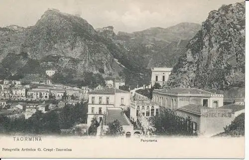 PC36953 Taormina. Panorama. G. Crupi. B. Hopkins