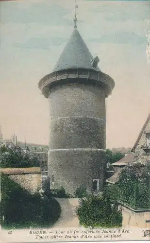 PC36278 Rouen. Turm, in dem Jeanne d Arc eingesperrt war. Neurdein