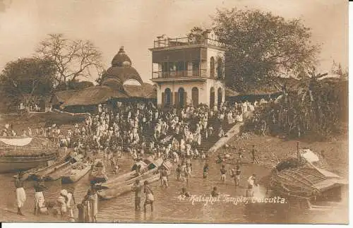 PC37046 Kalighat-Tempel. Kalkutta. W. Newman. Dalhousie. B. Hopkins