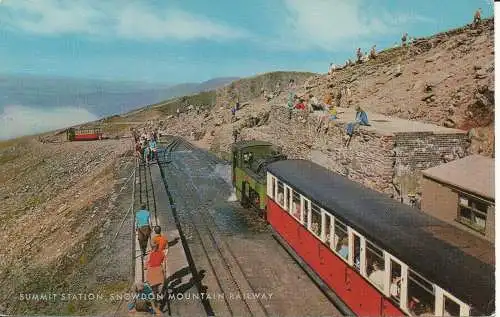 PC37096 Gipfelstation. Snowdon Mountain Railway. Lachs. 1974