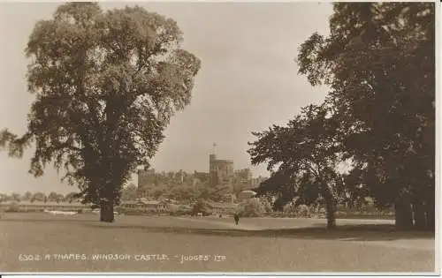 PC35706 R. Themse. Windsor Castle. Judges Ltd. Nr. 6302. RP