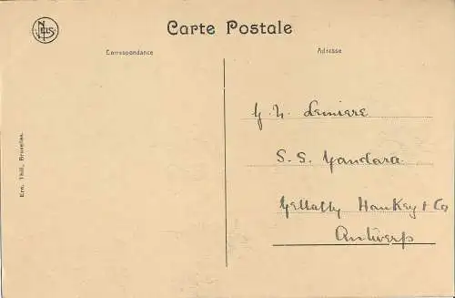 PC37541 Antwerpen. La Rade. Ern. Thill. Nels. 1921