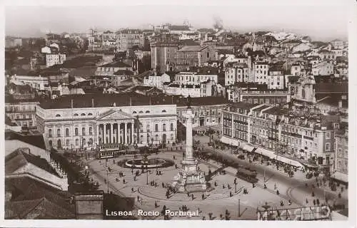 PC36419 Lissabon. Rot. Portugal. G. und F.B. Hopkins