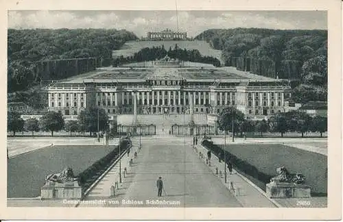 PC36870 Gesamtansicht von Schloss Schönbrunn. Nr. 29650. B. Hopkins