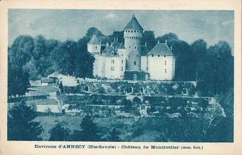 PC37596 Umgebung von Annecy. Chateau de Montrottier. L. Fauraz