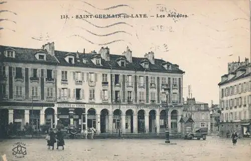 PC36330 Saint Germain en Laye. Die Arkaden. L. Biene. 1927