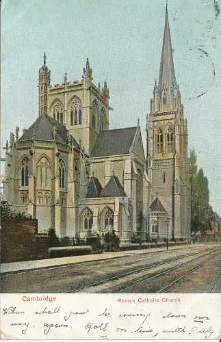 PC36379 Cambridge. Römisch-katholische Kirche. H. M. und Co. 1905