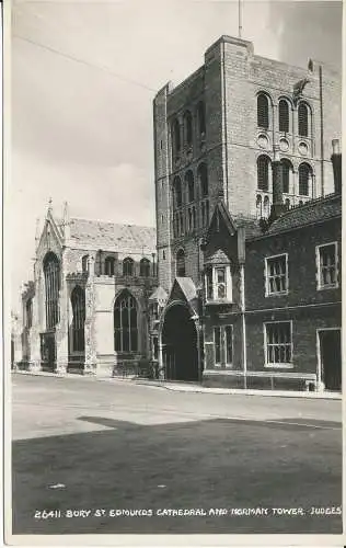 PC35663 Begraben Sie die Kathedrale von St. Edmunds und den normannischen Turm. Judges Ltd. Nr. 26411. RP