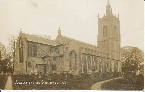 PC35796 Swaffham Church. Castle Hill. B. Hopkins