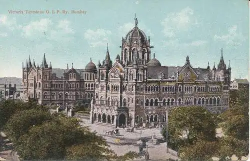 PC36588 Victoria Terminus. G.I. P. Ry. Bombay. B. Hopkins