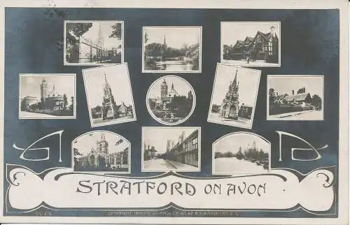 PC35767 Stratford On Avon. Multi-View. 1906. RP