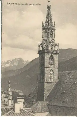 PC37503 Bozen. Pfarrglockenturm. Franzl. B. Hopkins