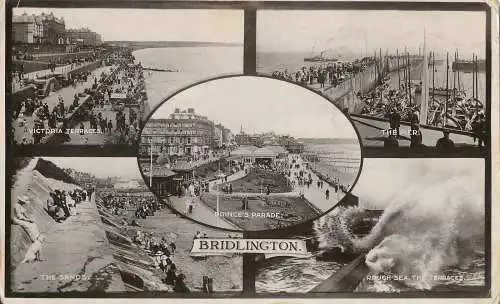 PC35797 Bridlington. Multi-View. Jackson und Blease. RP. 1924