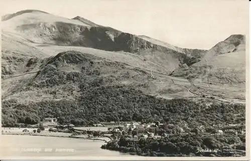 PC35431 Llanberis und Snowdon. Judges Ltd. RP