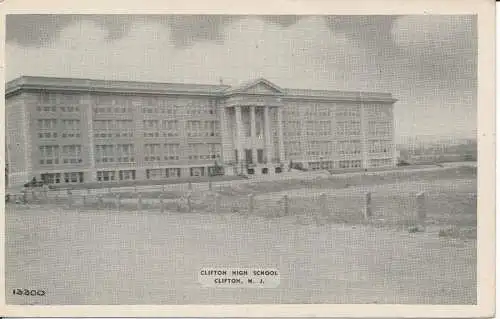 PC37548 Clifton High School. Clifton. N.J.D. C. Mahony. 1952. B. Hopkins