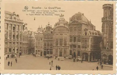 PC37723 Brüssel. La Grand Place. Ern. Thill. B. Hopkins