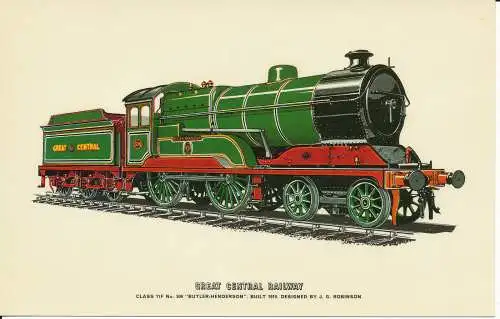 PC37110 Great Central Railway. Klasse 11F. Nr. 506 Butler Henderson. Prescott Pick