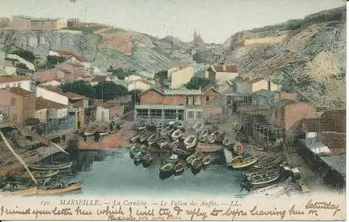 PC37190 Marseille. Die Rahmen. Das Vallon des Auffes. LL. Nr. 130. 1905. B. Hopki