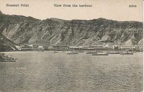 PC37679 Blick vom Hafen. Aden. I. Benghiat. B. Hopkins