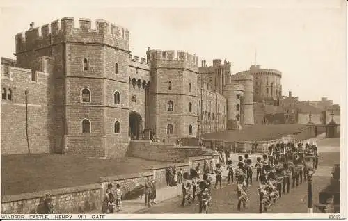 PC37569 Windsor Castle. Henry VIII Tor. Photochrom. Nr. 63023