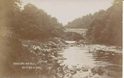 PC35793 Biberbrücke. Bettws Y Coed. 1908. B. Hopkins