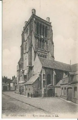 PC36706 Saint Omer. Die Kirche Saint Denis. Levy Fils. Nr. 79