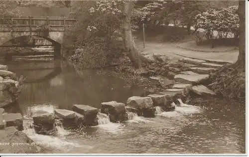 PC35694 Trittsteine. Jesmond Dene. Judges Ltd. Nr. 2299. RP