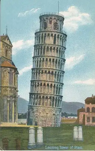 PC37205 Schiefer Turm von Pisa. B. Hopkins