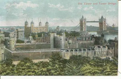 PC27745 Der Turm und die Turmbrücke. London. 1907