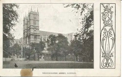PC27775 Westminster Abbey. London. 1905