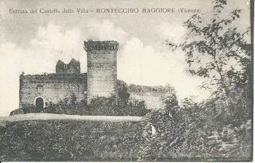 PC36687 Eingang zum Schloss der Villa. Montecchio Maggiore. Vicenza