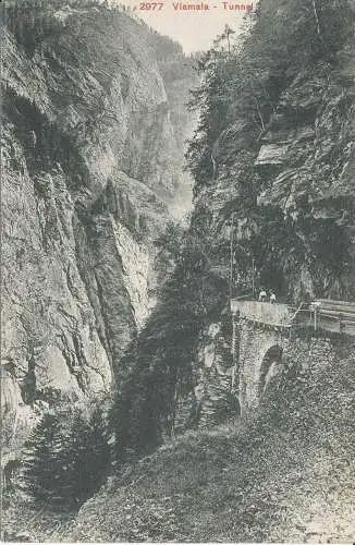 PC37822 Viamala. Tunnel. Photoglob. 1912. B. Hopkins