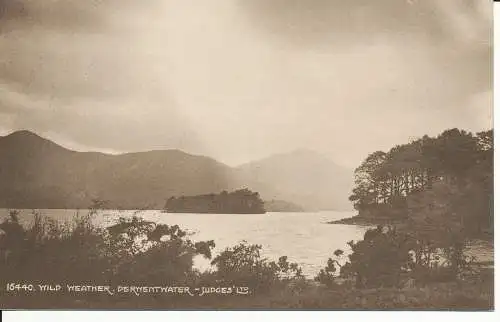 PC35911 Wildes Wetter. Derwentwater. Judges Ltd. Nr. 16440