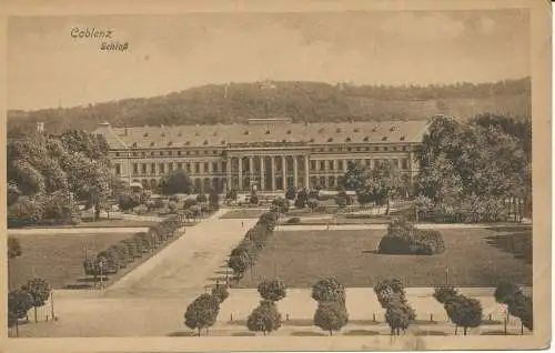 PC37347 Koblenz Schloss. B. Hopkins