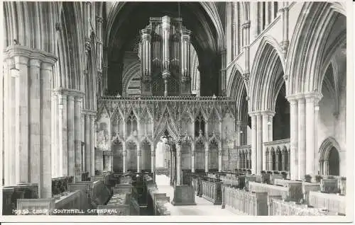 PC35458 Chor Southwell Cathedral. Judges Ltd. Nr. 19950. RP