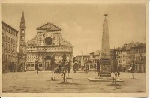 PC37645 Florenz. Platz und Kirche S. Maria Novella. B. Hopkins