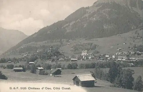 PC36852 Chateau d Oex. Westküste. Schweizer Franken