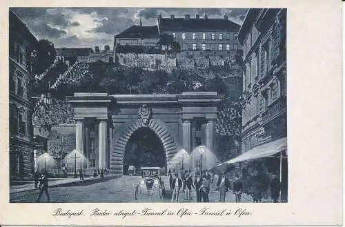 PC36857 Budapest. Budai Alagut. Tunnel in Ofen. Neuheiten. B. Hopkins