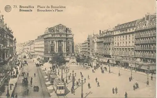 PC37725 Brüssel. Rüschenplatz. A. Dohmen. Nr. 73. B. Hopkins