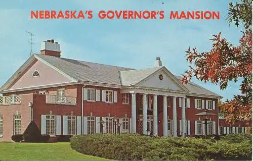 PC36882 Nebraskas Governors Mansion. Pospeshil. B. Hopkins