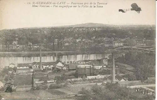 PC37348 St. Germain en Laye. Panorama von der Terrasse Mont Valerien. Ansicht Mag