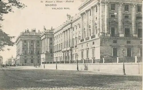 PC36942 Madrid. Königspalast. Hauser und Menet. Nr. 60. B. Hopkins